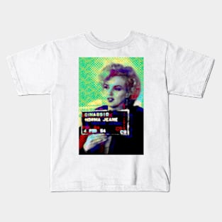 Marilyn Monroe Mugshot Kids T-Shirt
